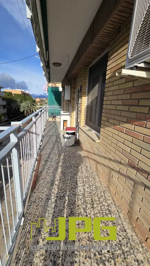 Balcony of Flat for sale in El Campello  with Air Conditioner, Terrace and Furnished