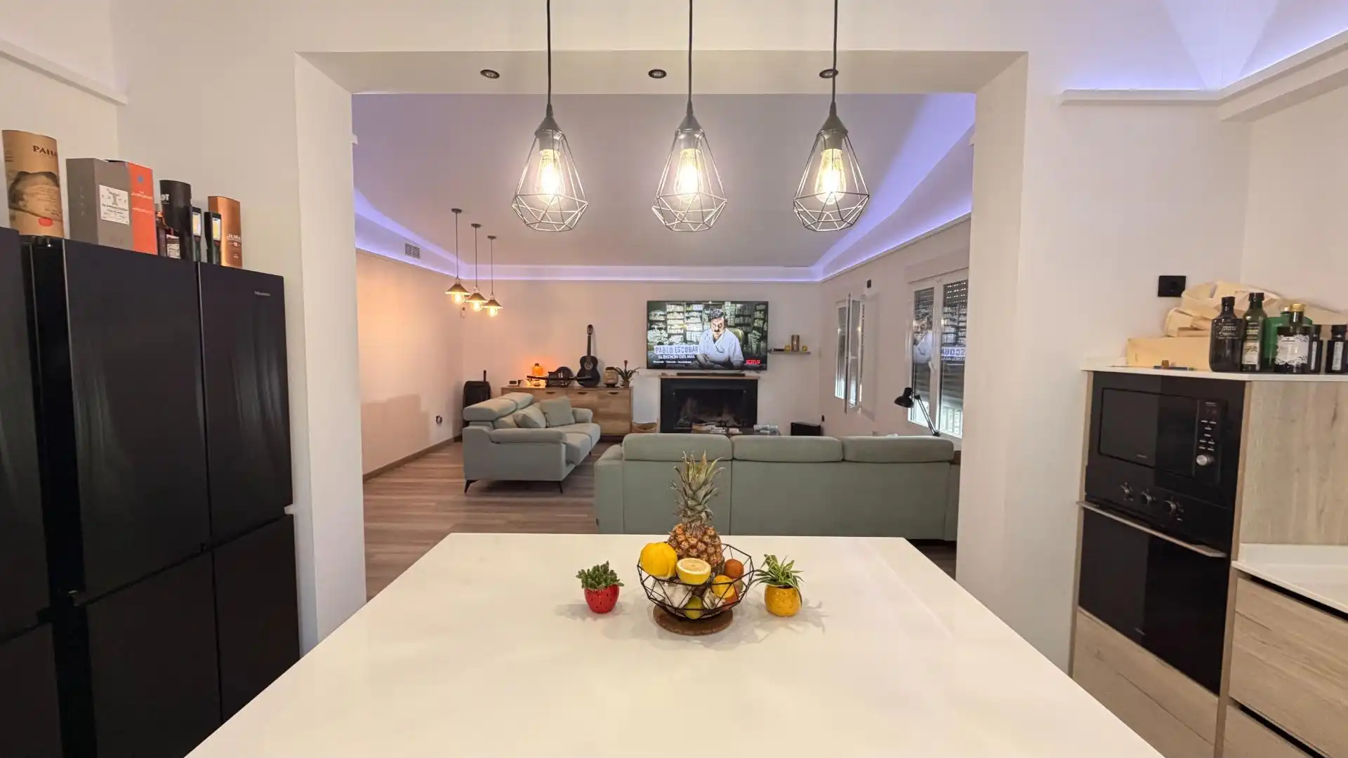 Wohnzimmer von Haus oder Chalet zum Verkauf in Elche / Elx mit Klimaanlage, Heizung und Privatgarten