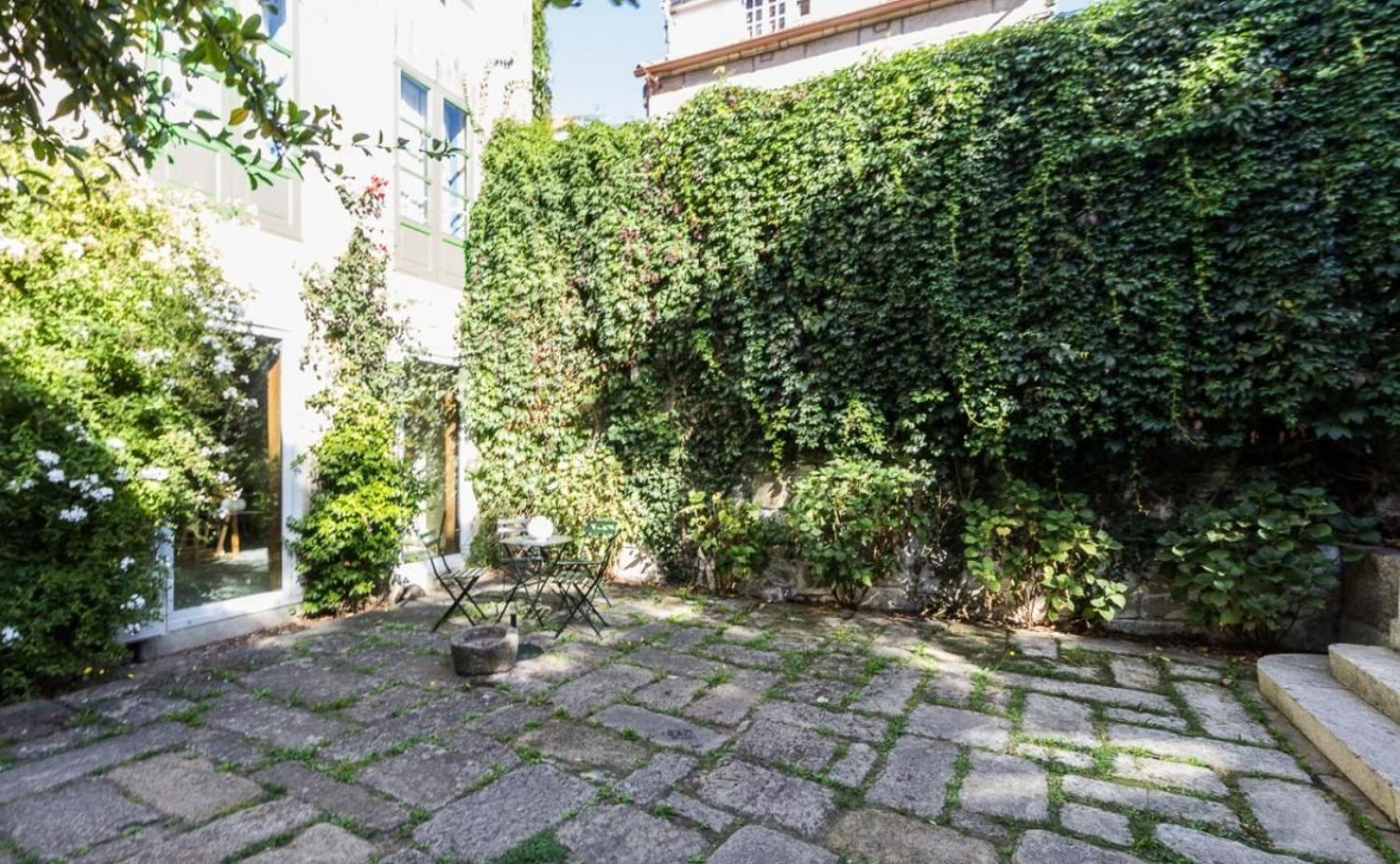 Garden of Duplex for sale in Vilagarcía de Arousa  with Parquet flooring, Storage room and Furnished