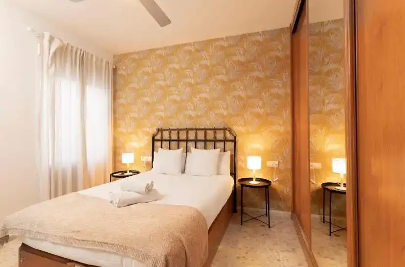 Bedroom of Flat for rent in Torremolinos  with Air Conditioner, Furnished and Balcony