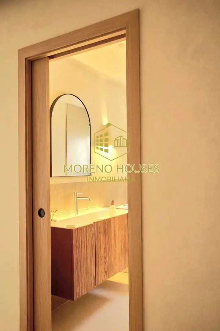 Badezimmer von Wohnungen zur Miete in Jávea / Xàbia mit Klimaanlage, Heizung und Terrasse