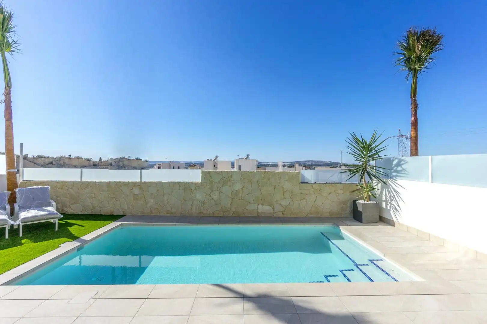 Piscina de Casa o xalet en venda en Rojales amb Aire condicionat, Calefacció i Jardí privat