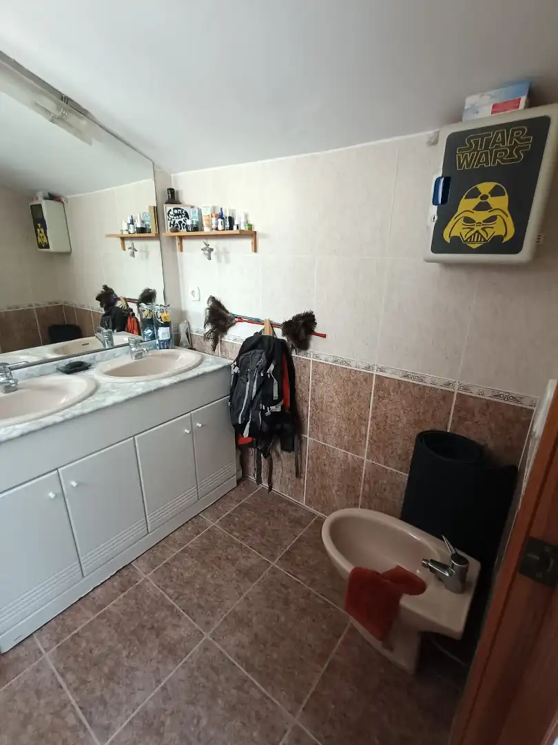 Badezimmer von Dachboden zum Verkauf in Valencia mit Klimaanlage, Terrasse und Möbliert