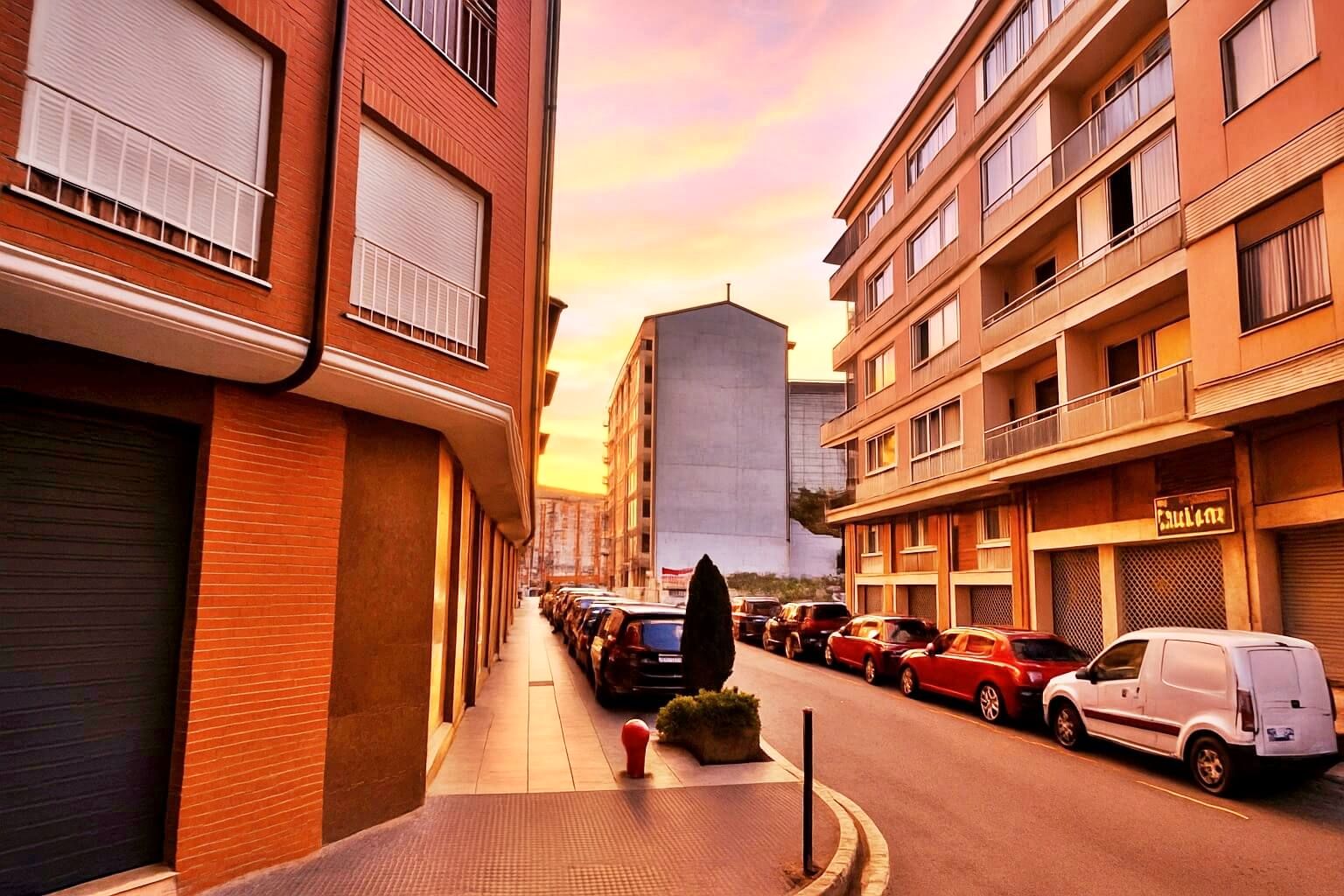 Vista exterior de Pis de lloguer en Torrelavega  amb Calefacció, Moblat i Forn