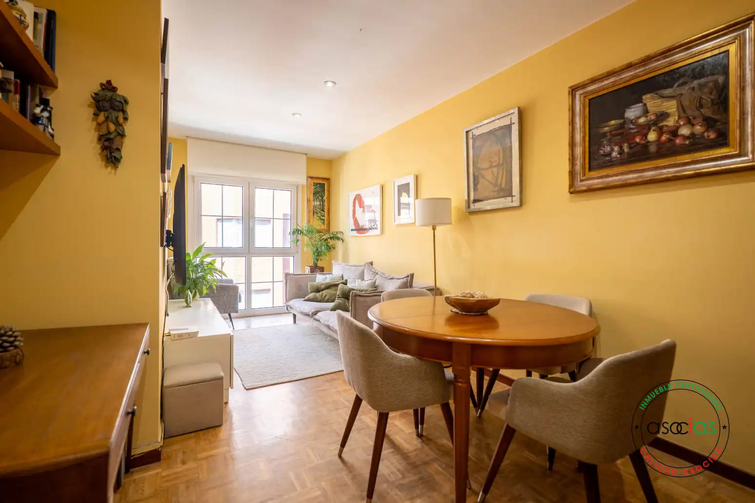 Wohnzimmer von Wohnung zum Verkauf in Gijón  mit Heizung und Parkett