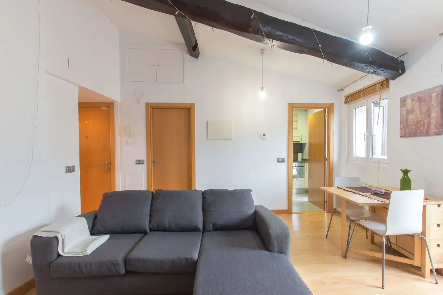 Sala de estar de Piso en venta en  Pamplona / Iruña con Calefacción y Balcón