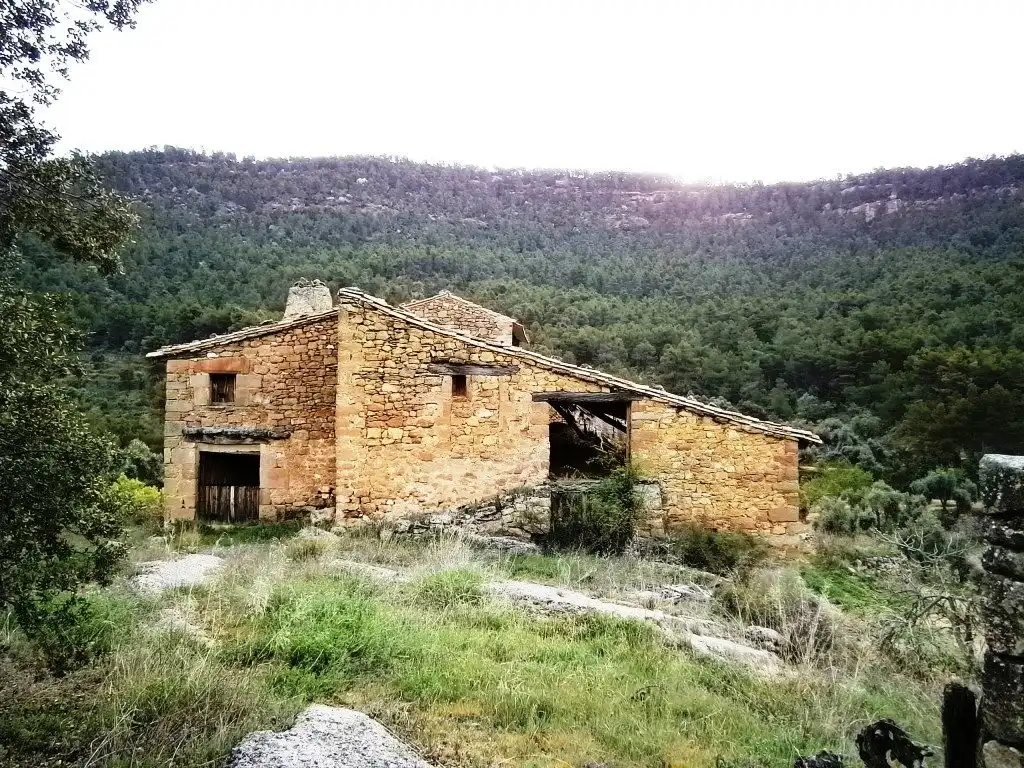 Exterior view of Country homes for sale in Fuentespalda  with Private garden, Terrace and Storage room