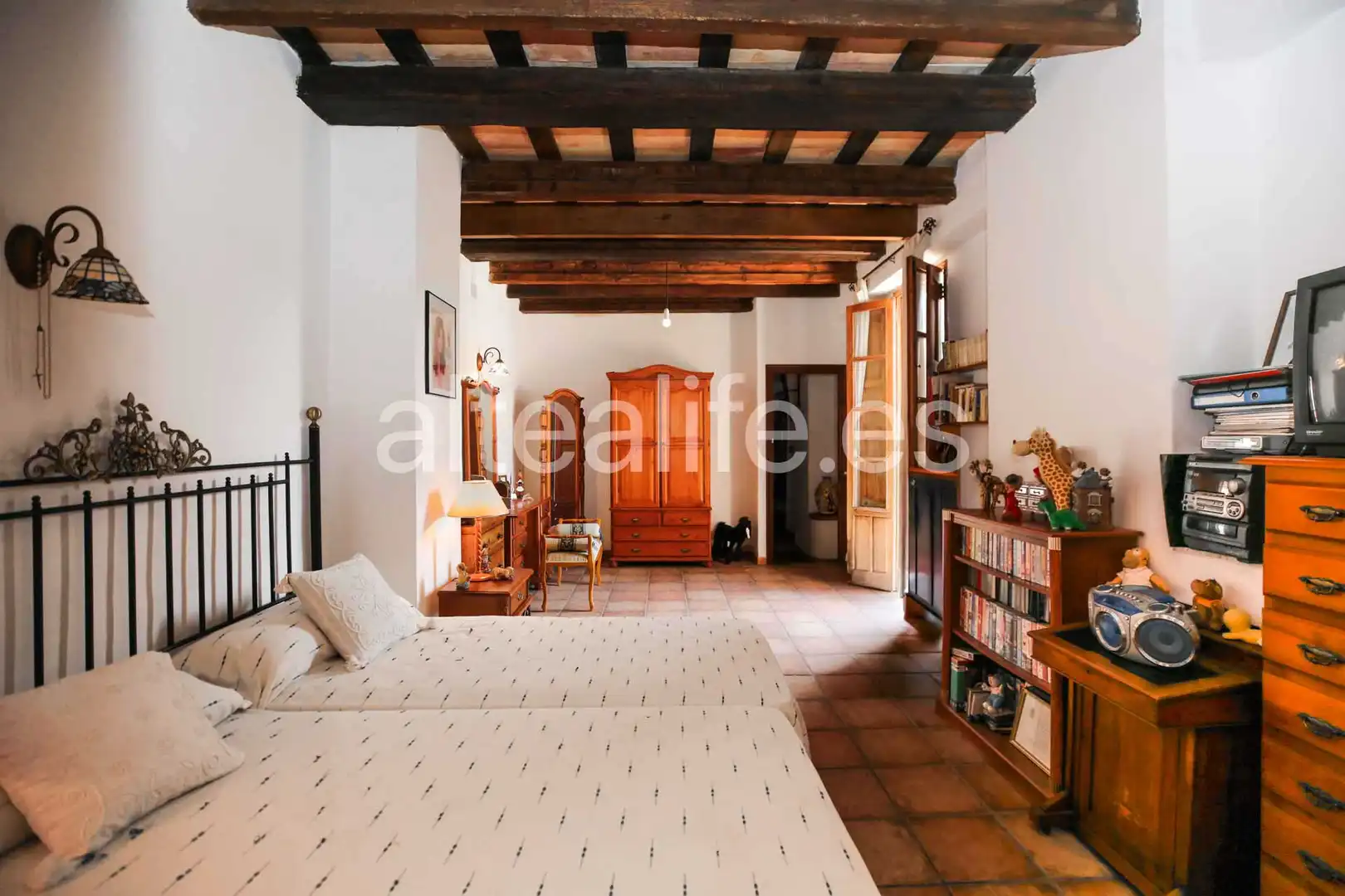 Schlafzimmer von Einfamilien-Reihenhaus zum Verkauf in Gandia mit Privatgarten, Terrasse und Abstellraum