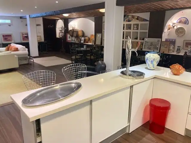 Cuina de Casa o xalet en venda en Roquetas de Mar amb Aire condicionat, Calefacció i Jardí privat