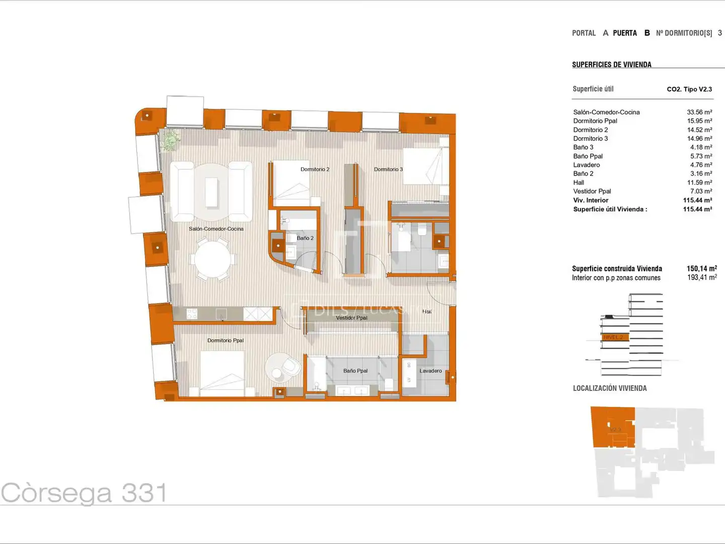 Wohnung zum Verkauf in Barcelona mit Klimaanlage, Terrasse und Schwimmbad