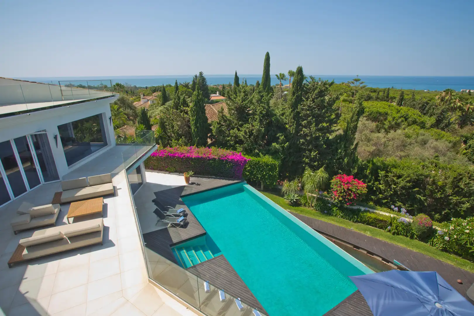 Terraza de Casa o chalet de alquiler en Elviria - Cabopino