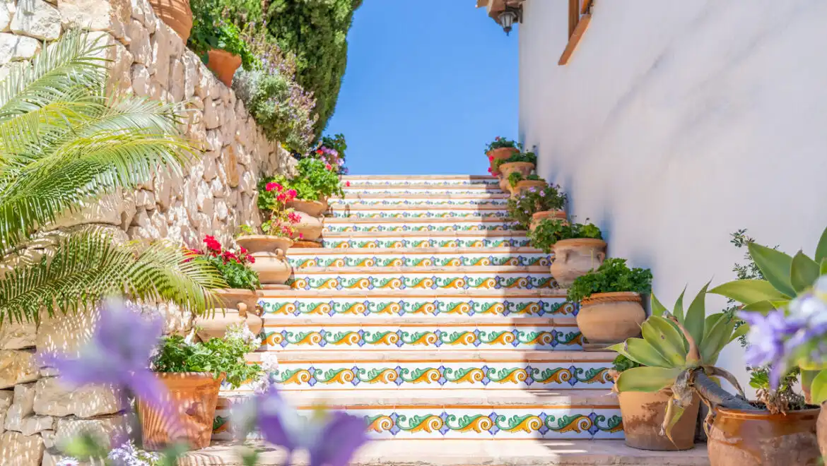 Vista exterior de Finca rústica en venta en Teulada con Calefacción, Jardín privado y Terraza