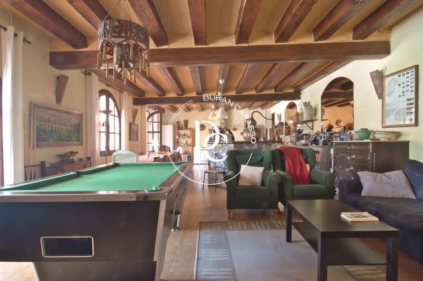 Dining room of Country homes for sale in El Molar (Tarragona)  with Swimming Pool and Balcony