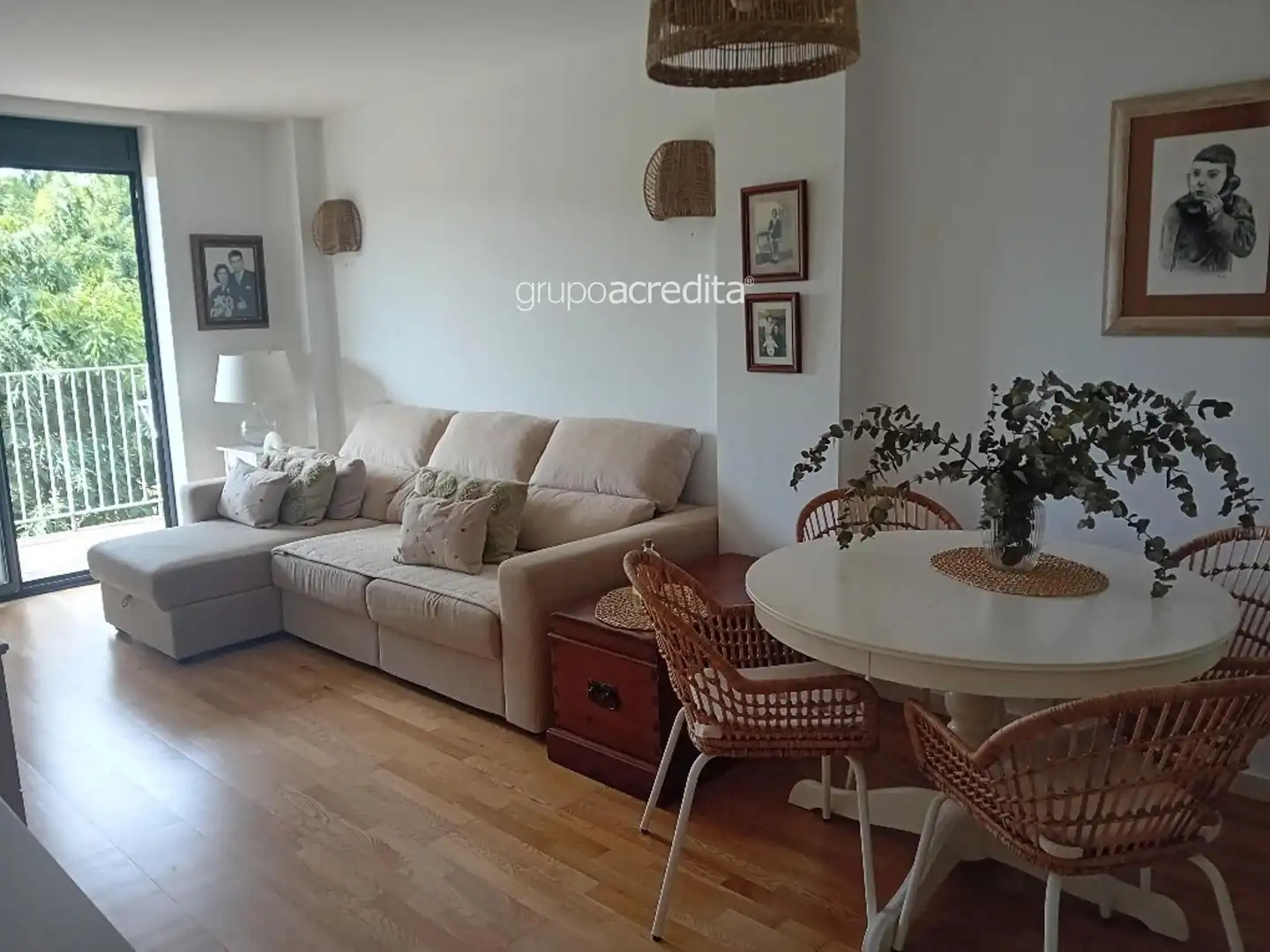 Living room of Flat for sale in Ames  with Heating, Parquet flooring and Terrace