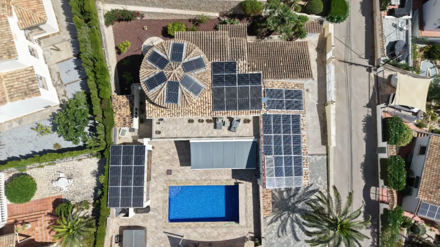 Garden of Houses for sale in Moraira  with Air Conditioner, Heating and Private garden