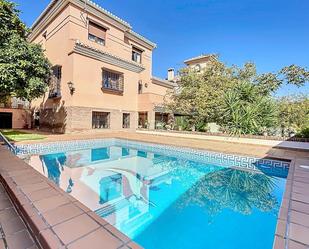 Swimming pool of House or chalet for sale in Vegas del Genil  with Air Conditioner, Heating and Private garden