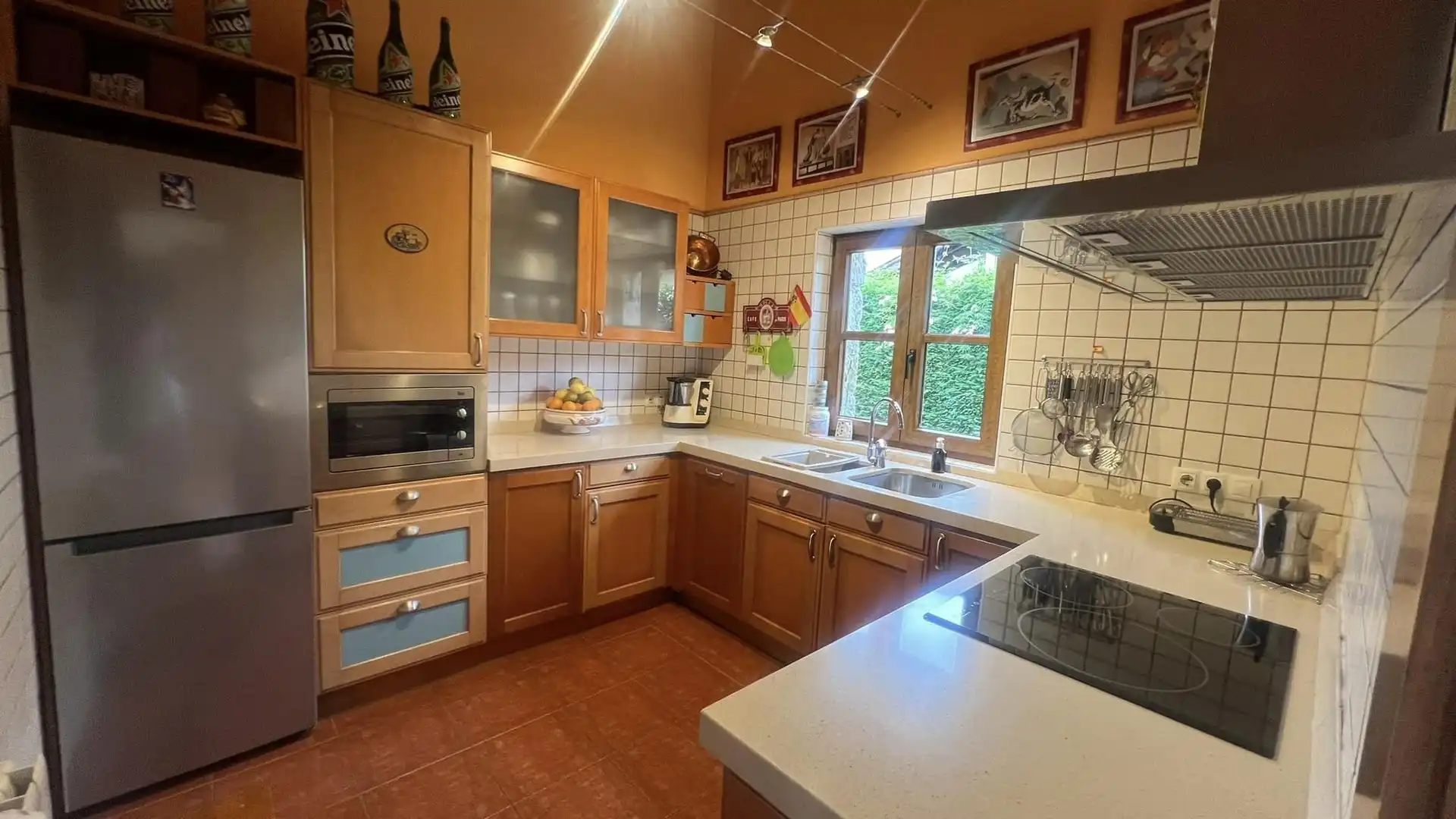 Küche von Haus oder Chalet zum Verkauf in Suances mit Heizung, Privatgarten und Parkett