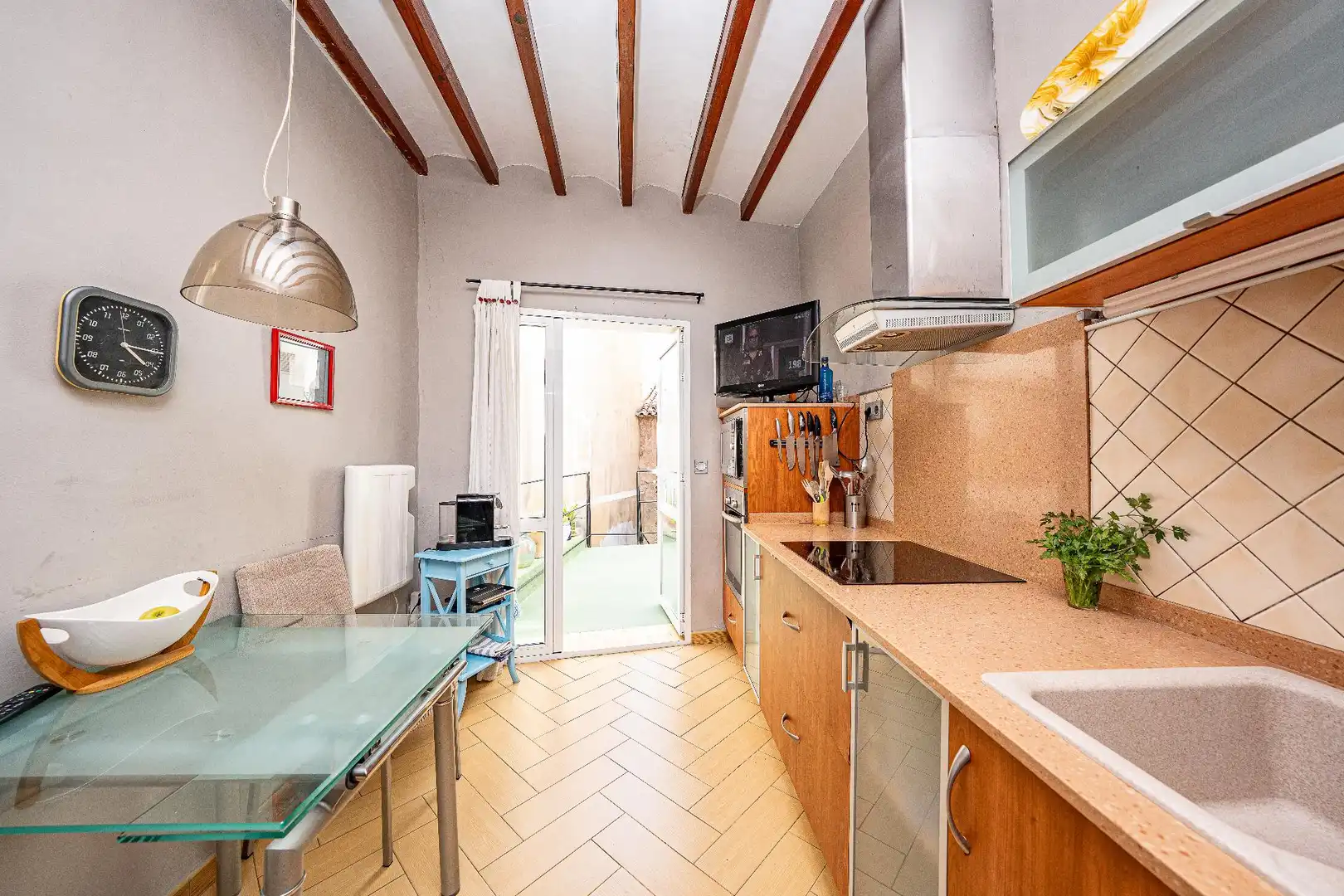 Cuina de Casa o xalet en venda en Polop amb Aire condicionat i Terrassa