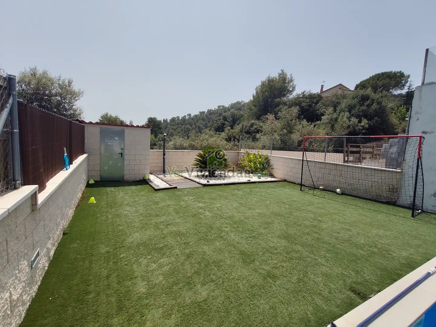 Jardí de Casa adosada en venda en Castellar del Vallès amb Calefacció, Jardí privat i Terrassa
