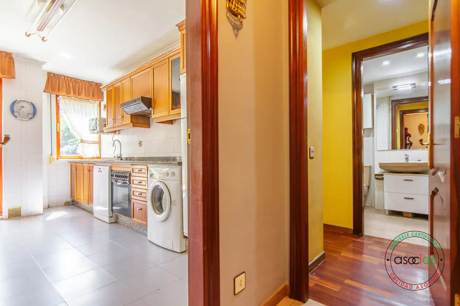Kitchen of Flat for sale in Teverga  with Heating, Parquet flooring and Terrace