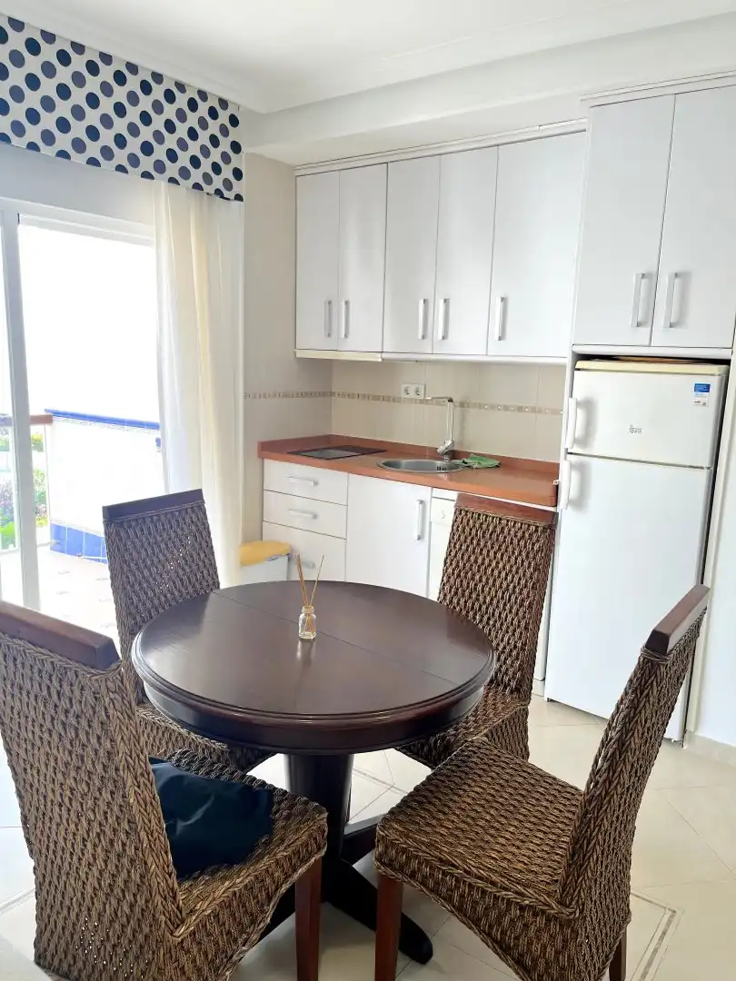 Kitchen of Flat for sale in Salobreña  with Swimming Pool, Furnished and Balcony