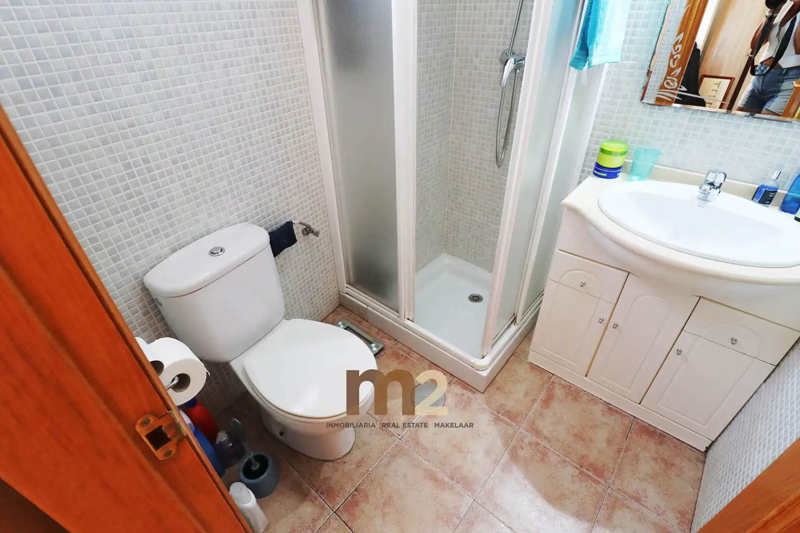 Badezimmer von Wohnungen zum Verkauf in Guardamar del Segura mit Klimaanlage, Heizung und Terrasse