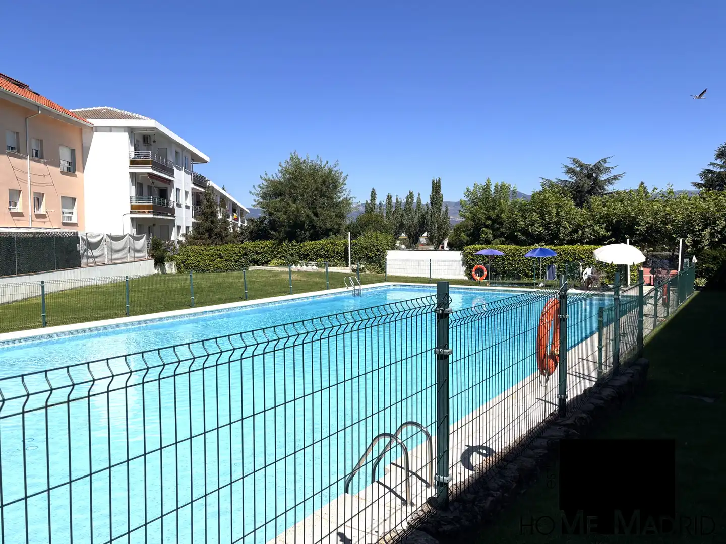Swimming pool of Flat for sale in Collado Villalba  with Heating, Parquet flooring and Terrace