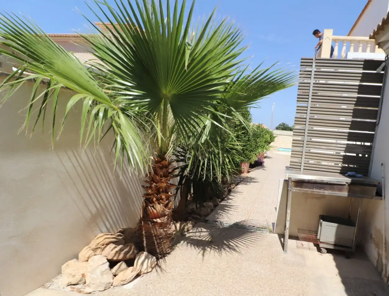 Vista exterior de Casa o xalet de lloguer en Llucmajor amb Aire condicionat, Jardí privat i Terrassa