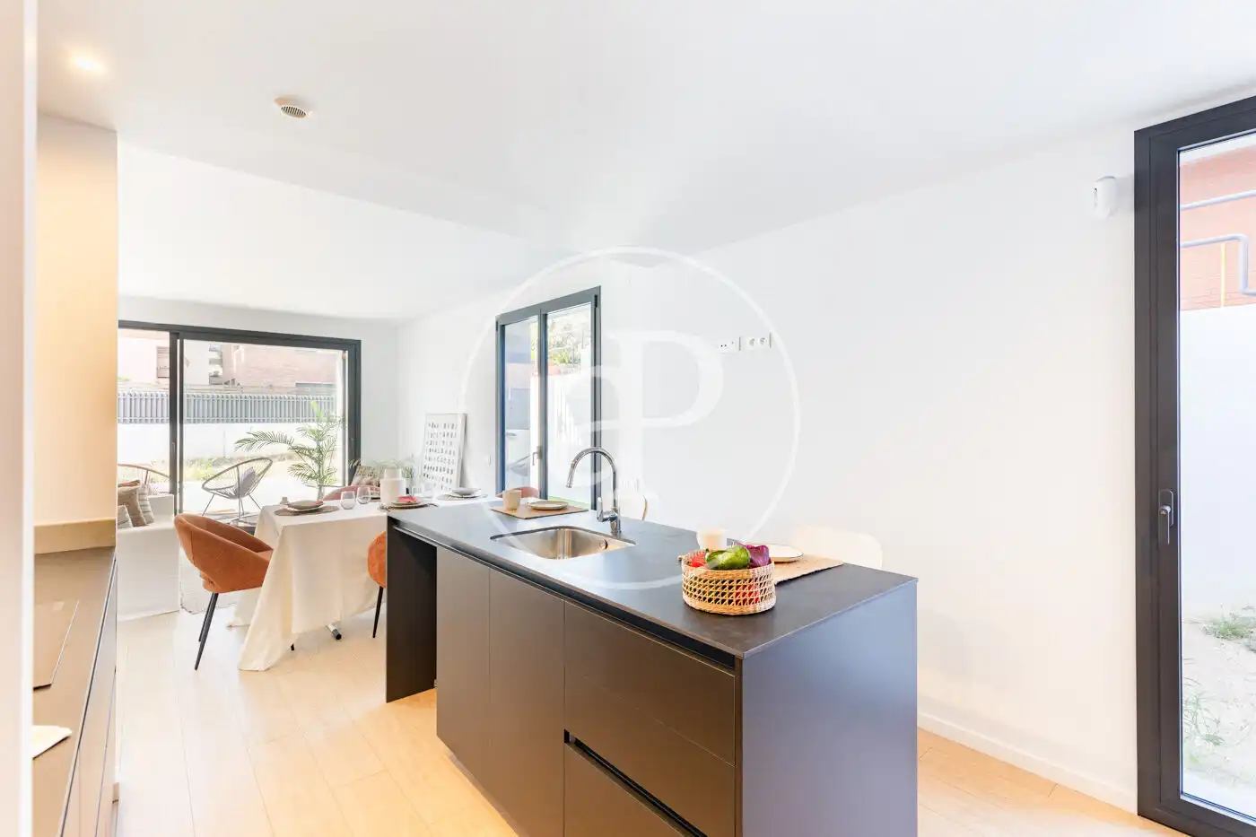Cocina de Piso en venta en Sant Cugat del Vallès con Aire acondicionado, Calefacción y Jardín privado