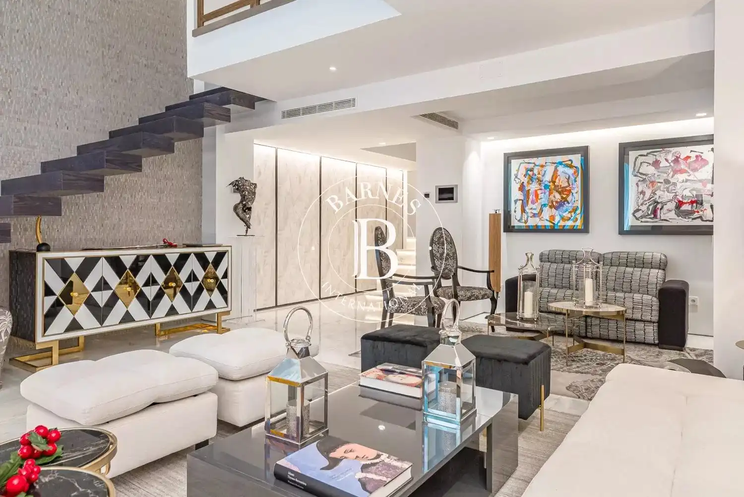 Living room of Flat for rent in Madrid  with Air Conditioner, Heating and Swimming Pool