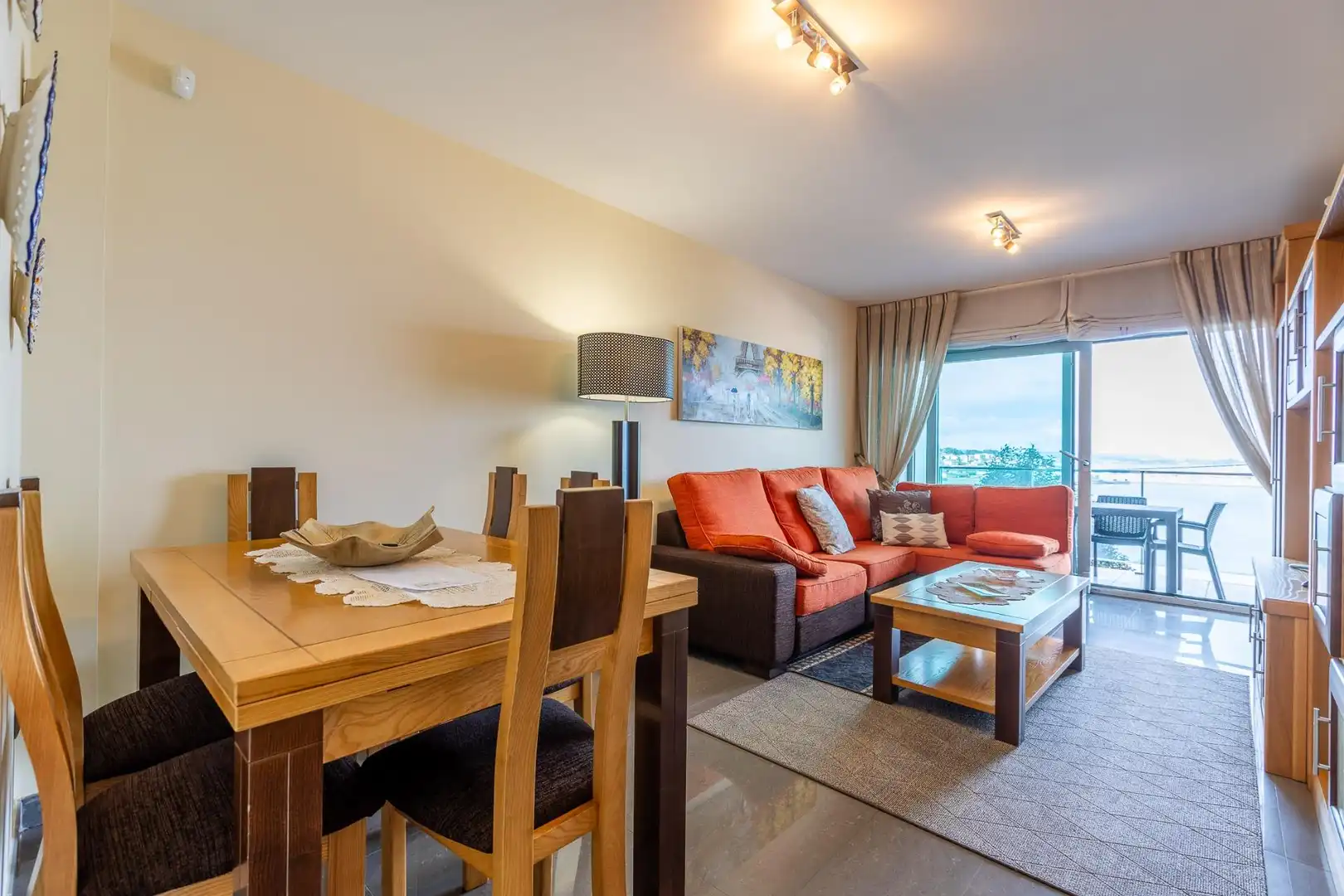 Wohnzimmer von Wohnung zum Verkauf in Sada (A Coruña) mit Privatgarten, Terrasse und Abstellraum