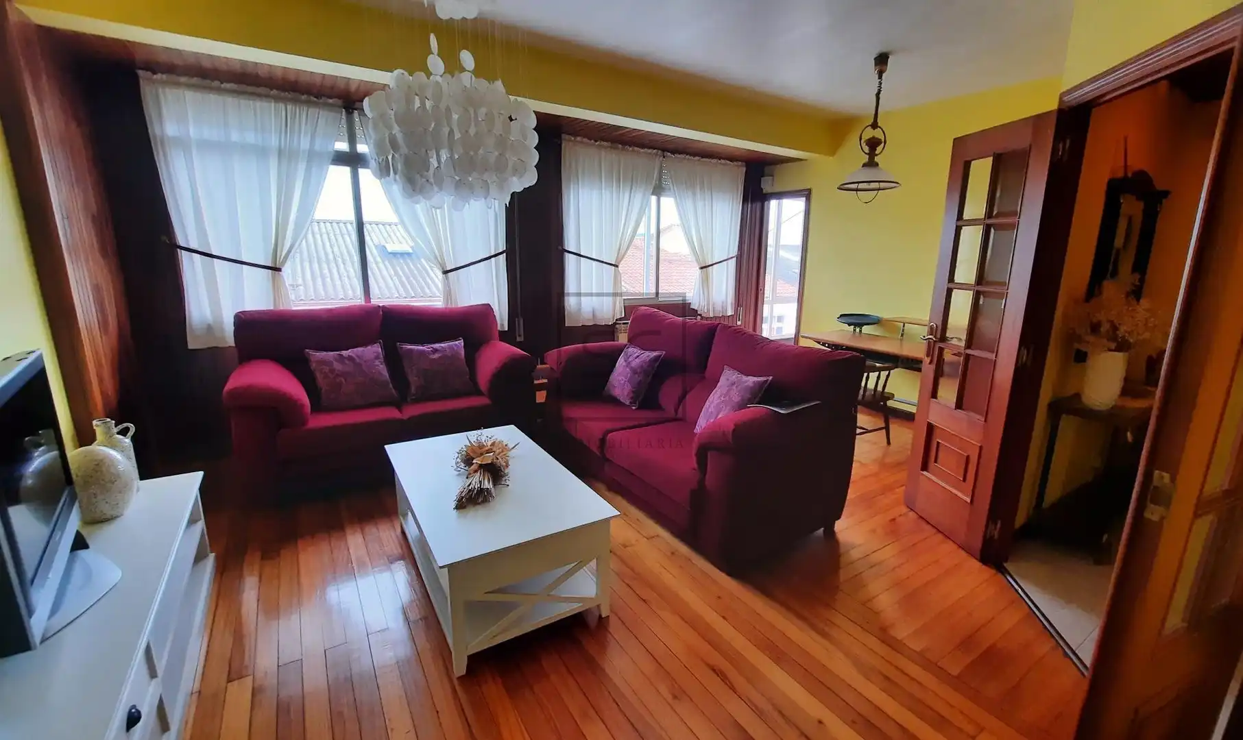 Wohnzimmer von Wohnung zum Verkauf in Narón mit Terrasse, Abstellraum und Balkon