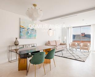 Dining room of Flat to rent in  Madrid Capital  with Air Conditioner and Swimming Pool