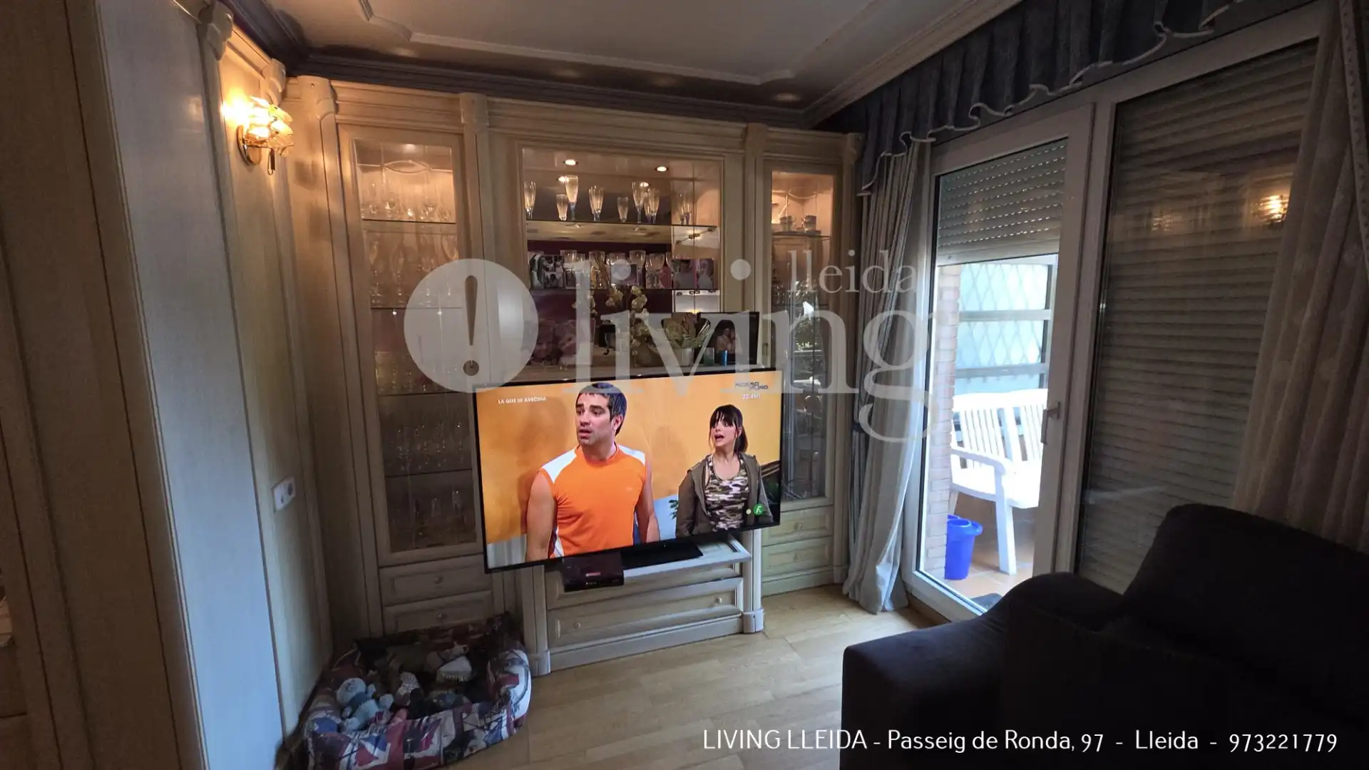 Sala d'estar de Pis en venda en Lleida amb Aire condicionat, Calefacció i Parquet
