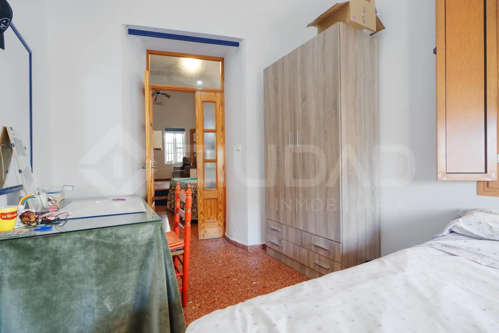 Habitación de Casa adosada en venta en San Juan de Aznalfarache con Aire acondicionado, Terraza y Trastero