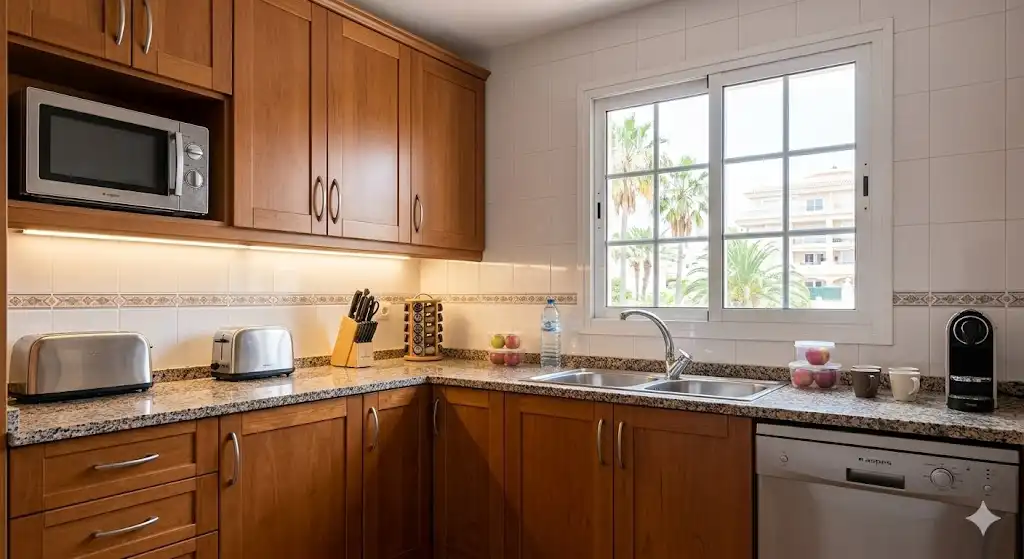 Cocina de Casa o chalet en venta en L'Eliana con Aire acondicionado, Jardín privado y Piscina