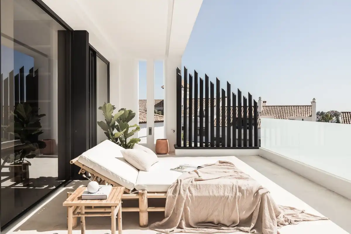 Terraza de Casa o chalet en venta en Marbella con Aire acondicionado, Jardín privado y Terraza