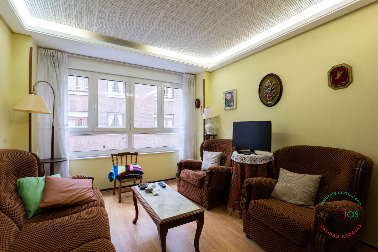 Sala de estar de Piso en venta en Gijón  con Calefacción y Parquet