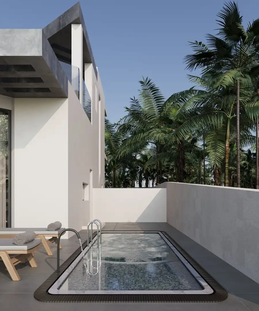 Terrassa de Casa o xalet en venda en Adeje amb Aire condicionat, Jardí privat i Piscina