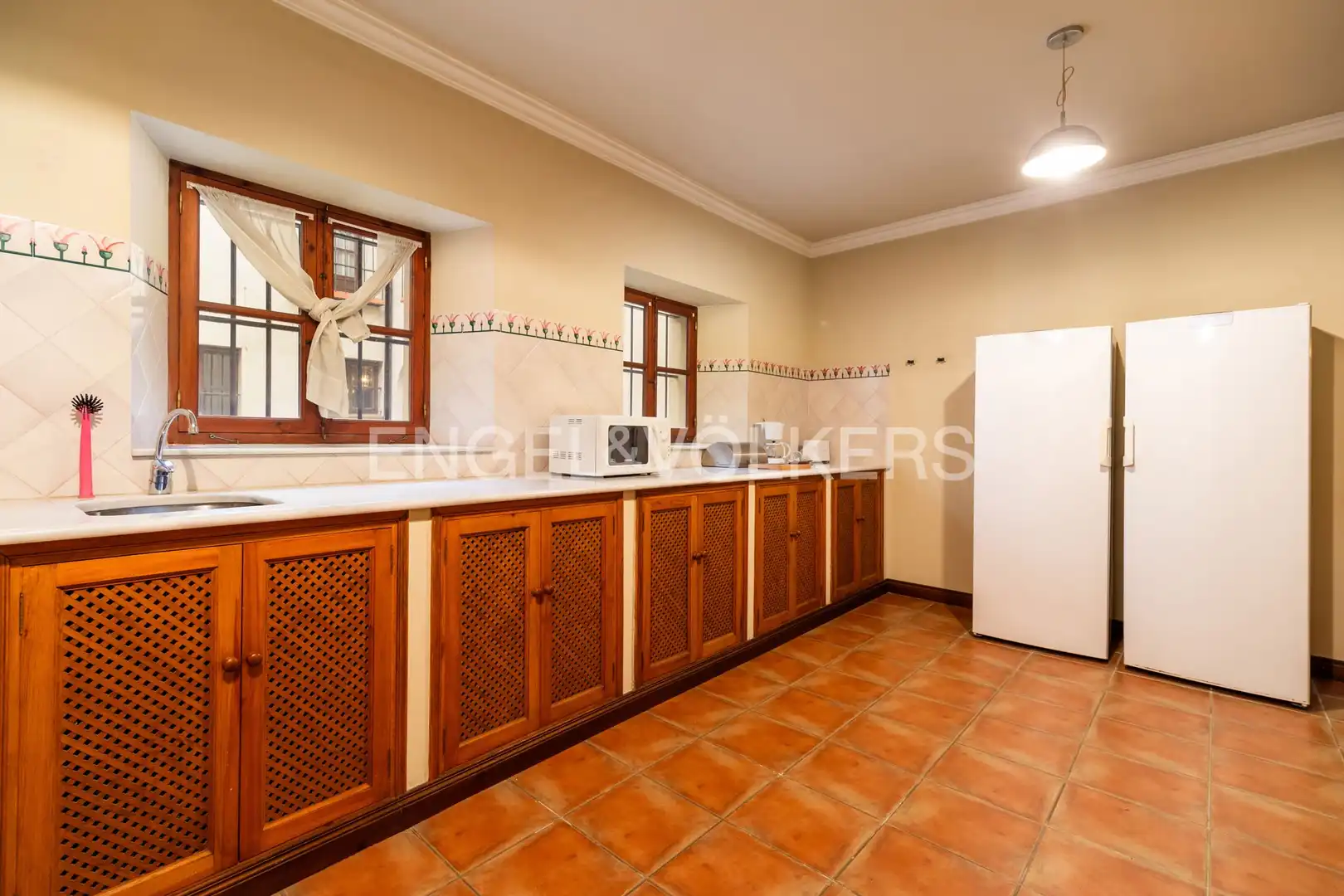Cocina de Casa o chalet de alquiler en Sanlúcar de Barrameda con Aire acondicionado, Calefacción y Terraza
