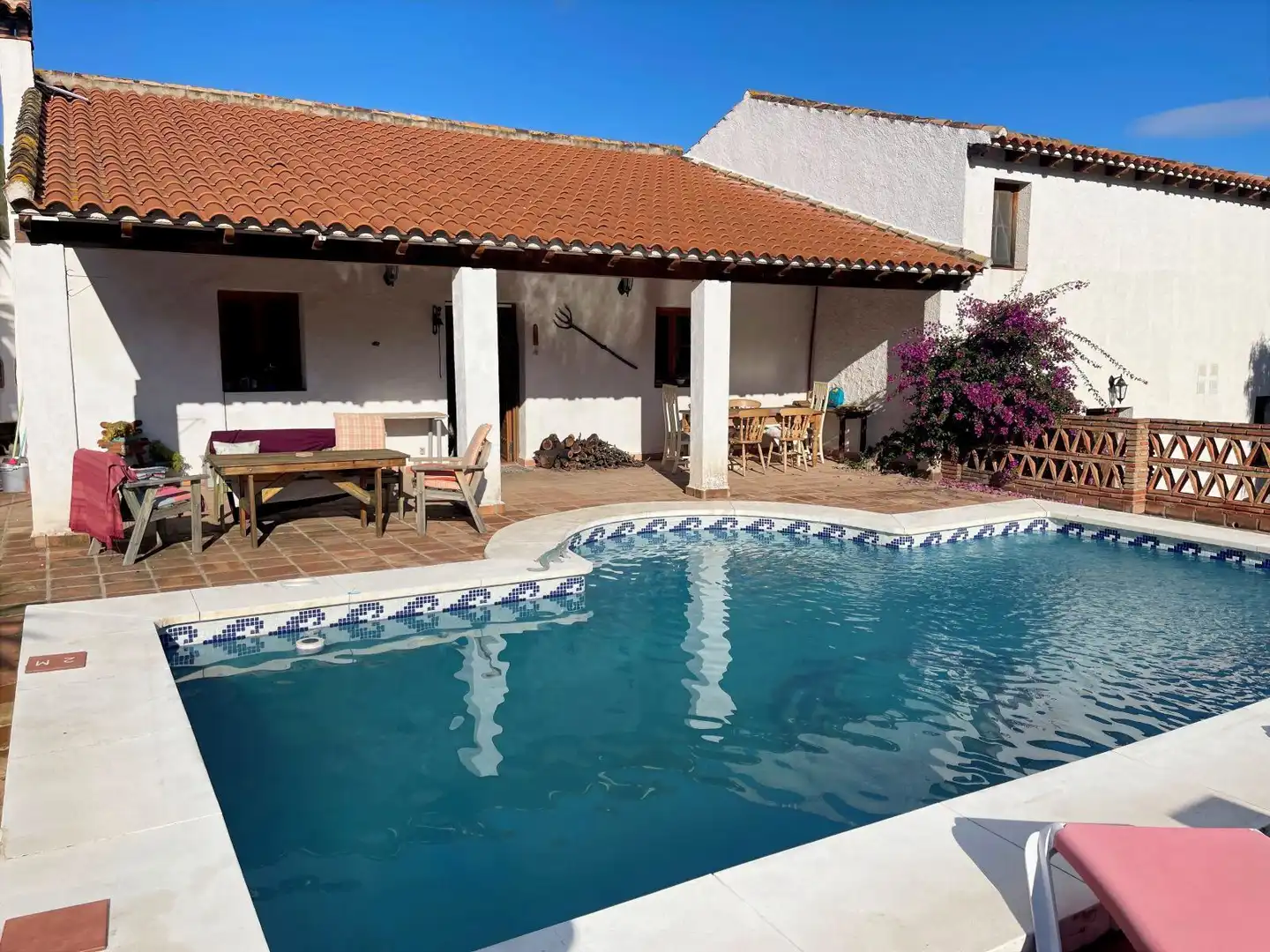 Swimming pool of Country homes for sale in Álora  with Heating, Private garden and Terrace