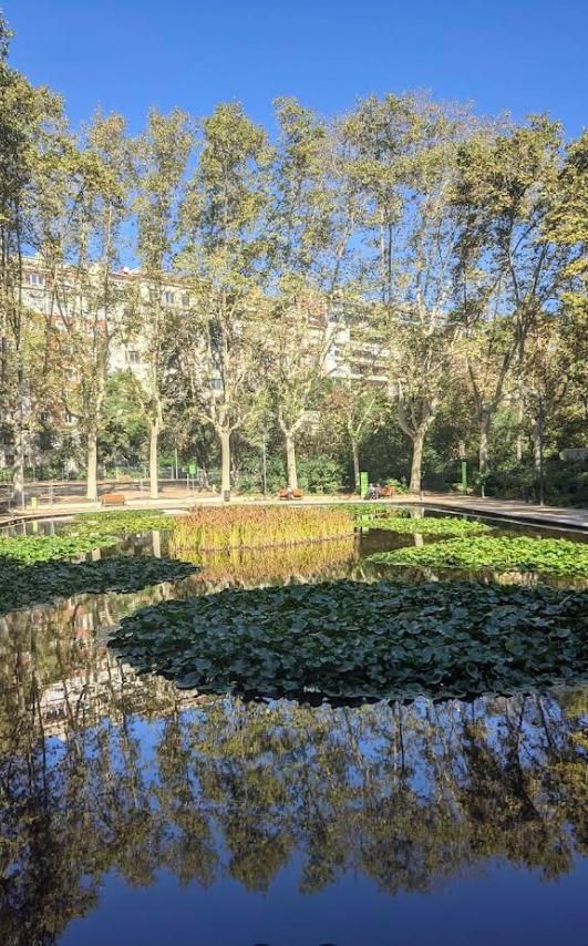 Jardí de Pis de lloguer en  Barcelona Capital amb Aire condicionat, Calefacció i Parquet