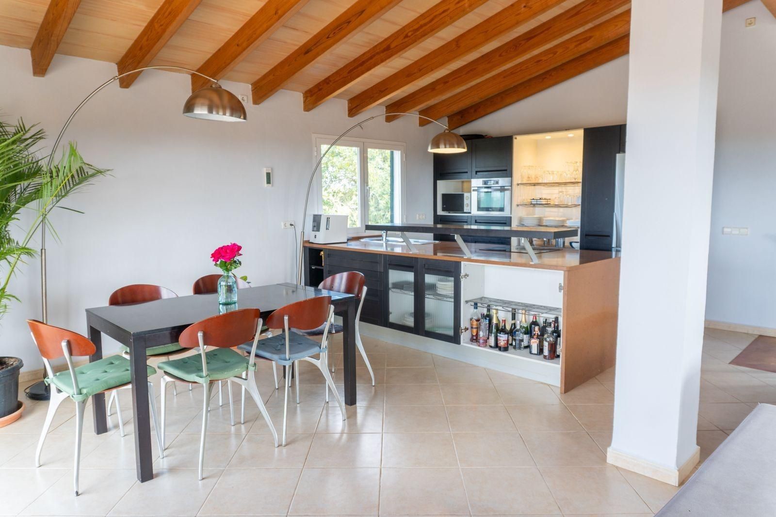 Cocina de Finca rústica en venta en Campos con Aire acondicionado, Calefacción y Jardín privado