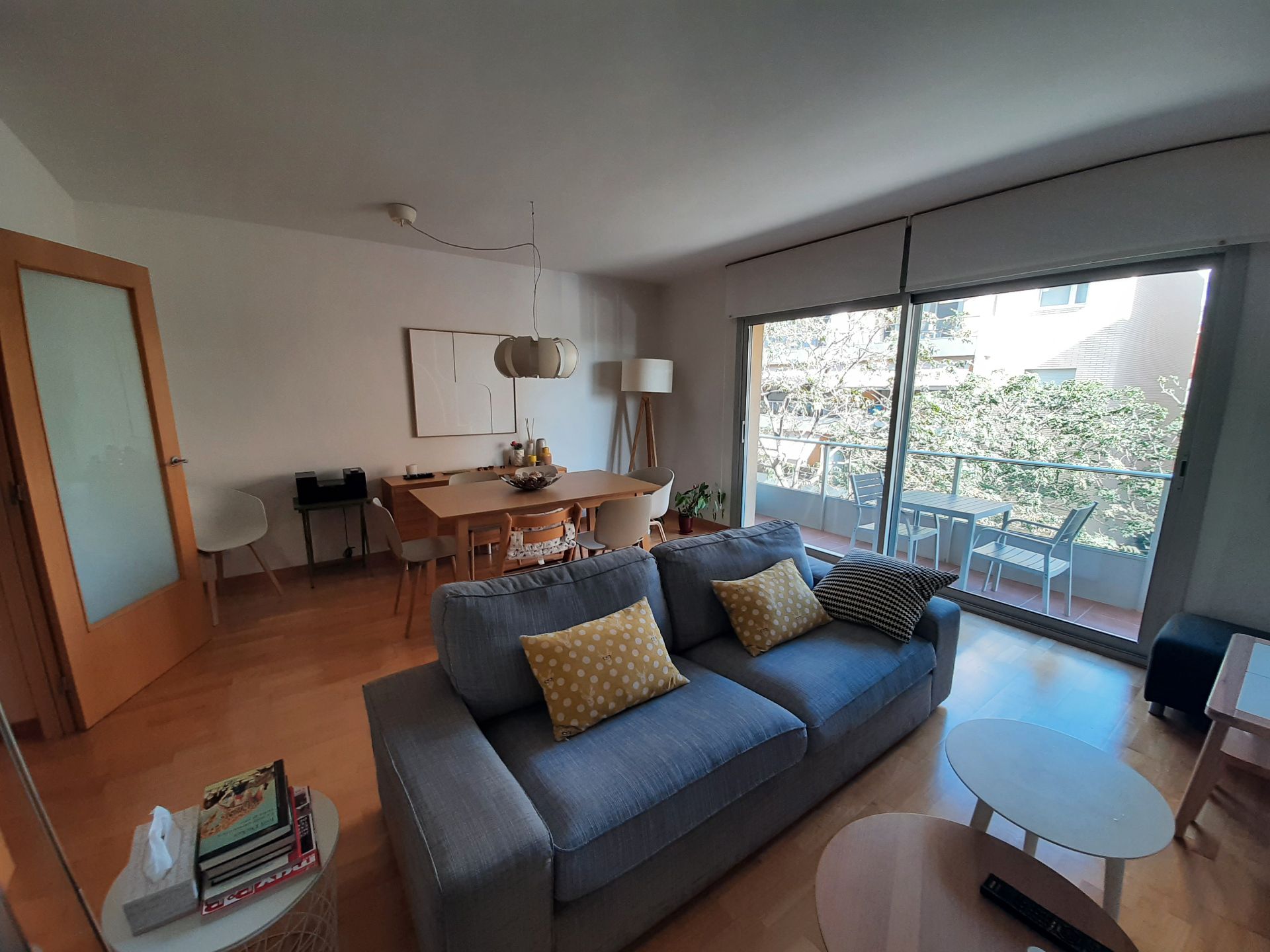 Living room of Flat for sale in Mataró  with Air Conditioner, Heating and Parquet flooring