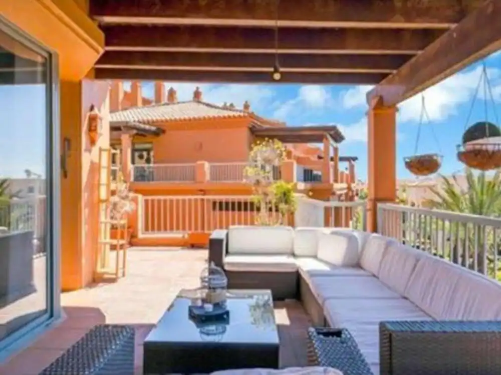 Terrasse von Dachboden zur Miete in Benahavís mit Klimaanlage, Heizung und Terrasse