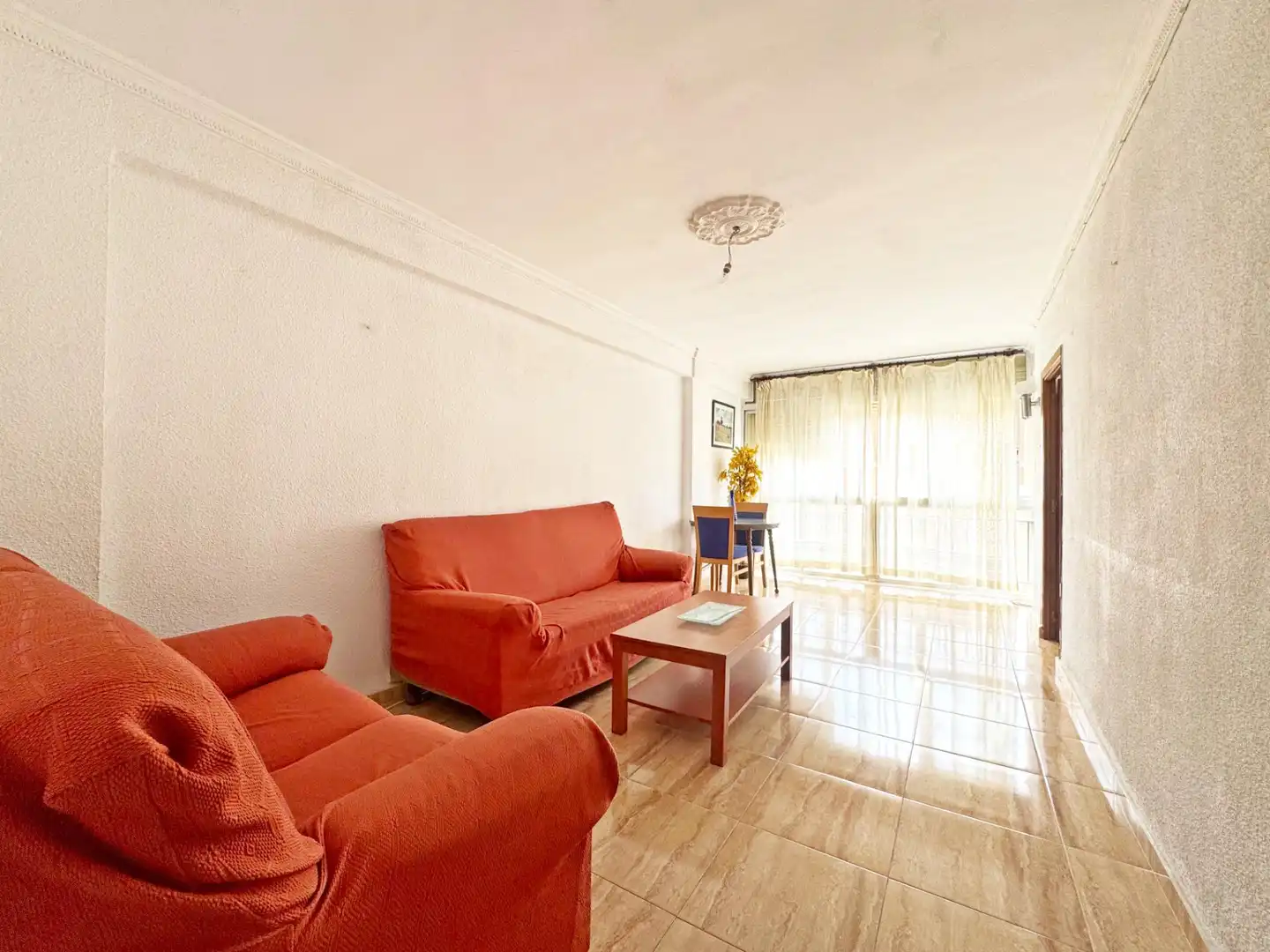 Sala de estar de Piso en venta en Málaga
