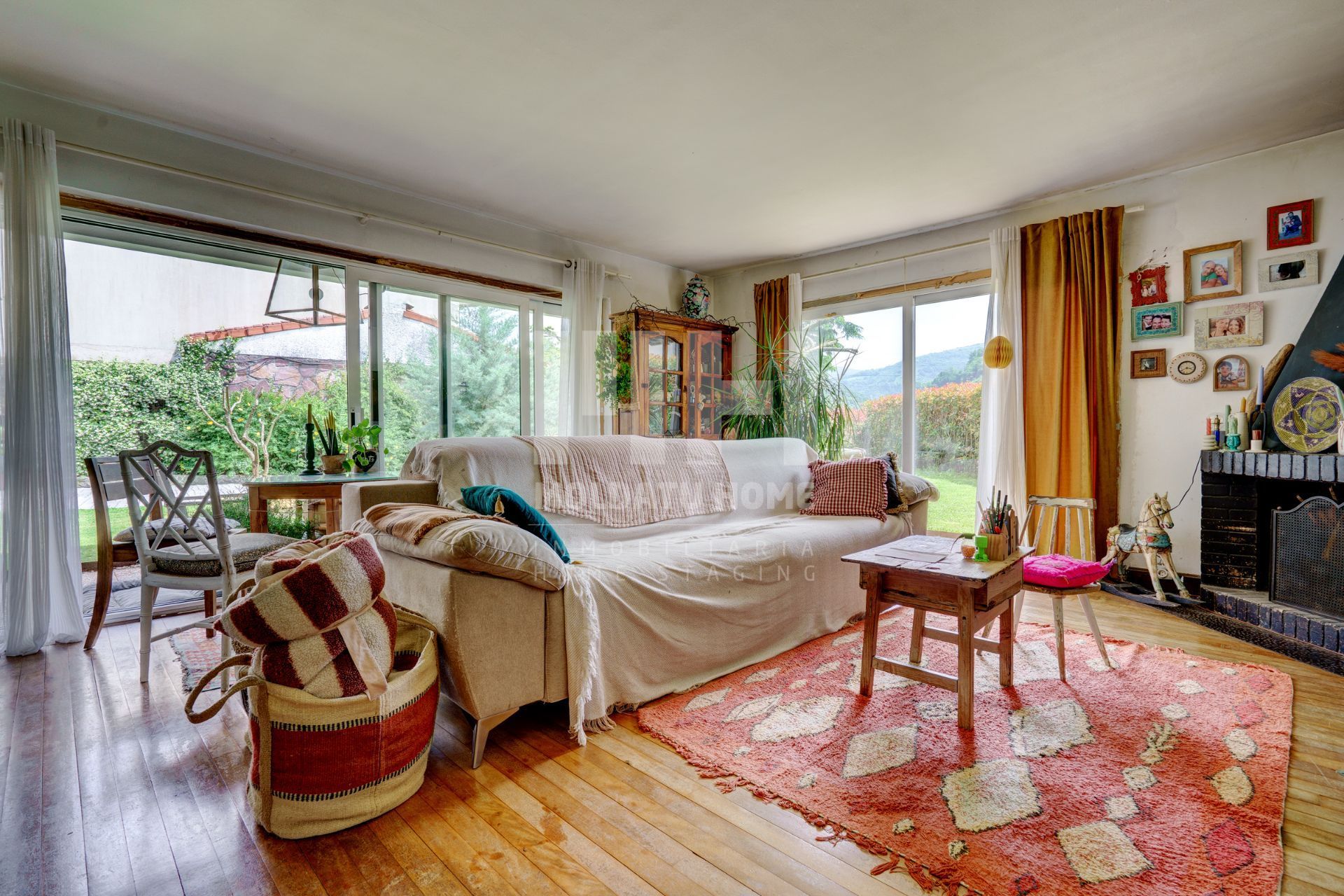 Sala d'estar de Casa o xalet en venda en Oiartzun amb Calefacció, Jardí privat i Terrassa