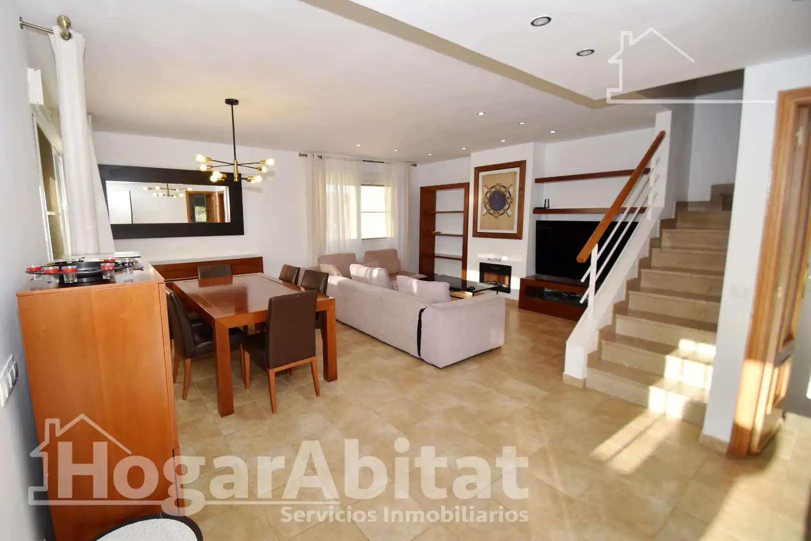 Sala d'estar de Casa o xalet en venda en Borriol amb Calefacció, Jardí privat i Terrassa