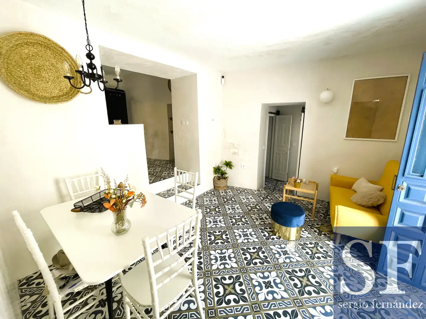 Sala d'estar de Casa adosada en venda en Sayalonga