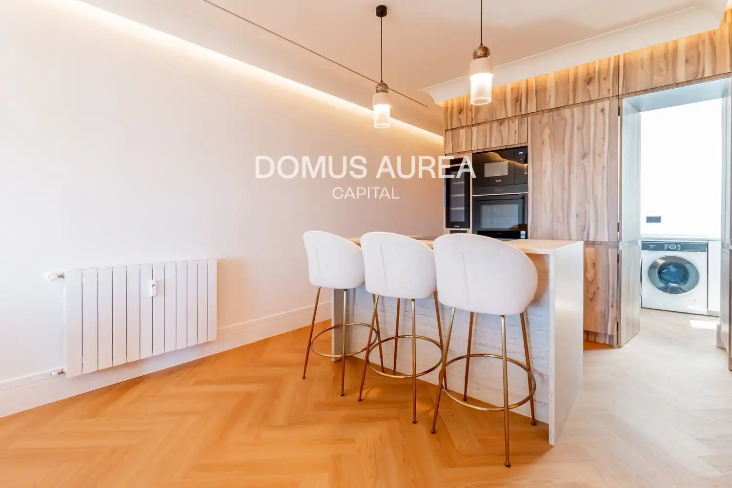 Kitchen of Attic for rent in Madrid  with Air Conditioner, Heating and Parquet flooring